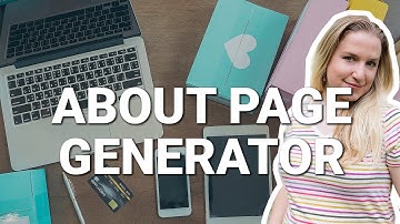 About Me Page Generator | How to get a better About Me page
