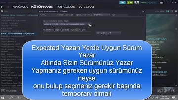 ETS2 Unsupported Game Version Hatası Çözümü
