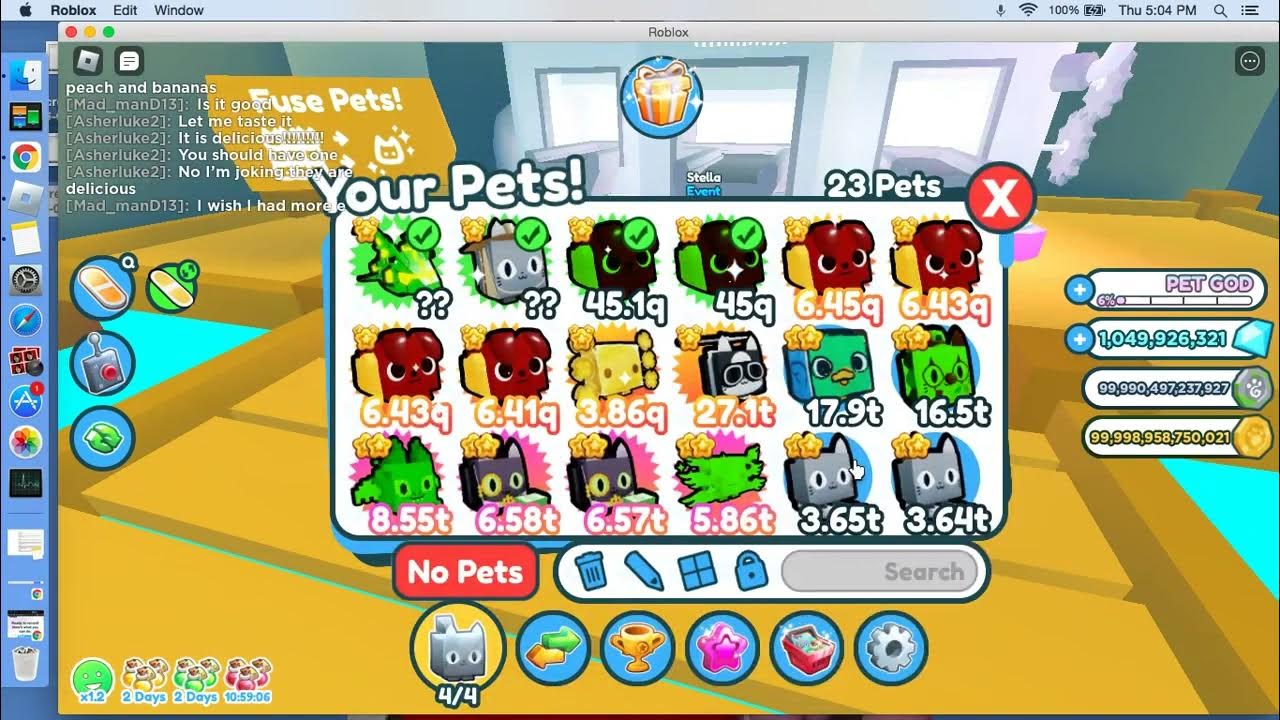 How to merge some pretty good pets in Pet Simulator X. YouTube