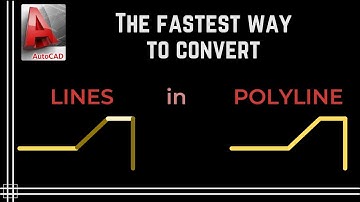 Autocad - The Fastest Way to Convert Lines in a Polyline (command Join)
