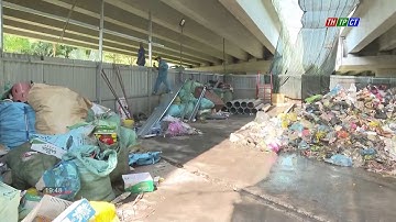 Sớm khắc phục mùi hôi tại điểm tập kết rác dưới gầm cầu Bình Thủy 2| Cần Thơ TV