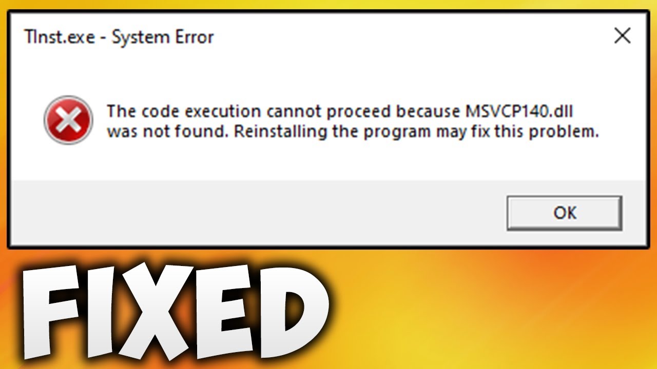 How To Fix Game Loop The Code Execution Cannot Proceed Because Msvcp140 Dll Was Not Found Error Youtube