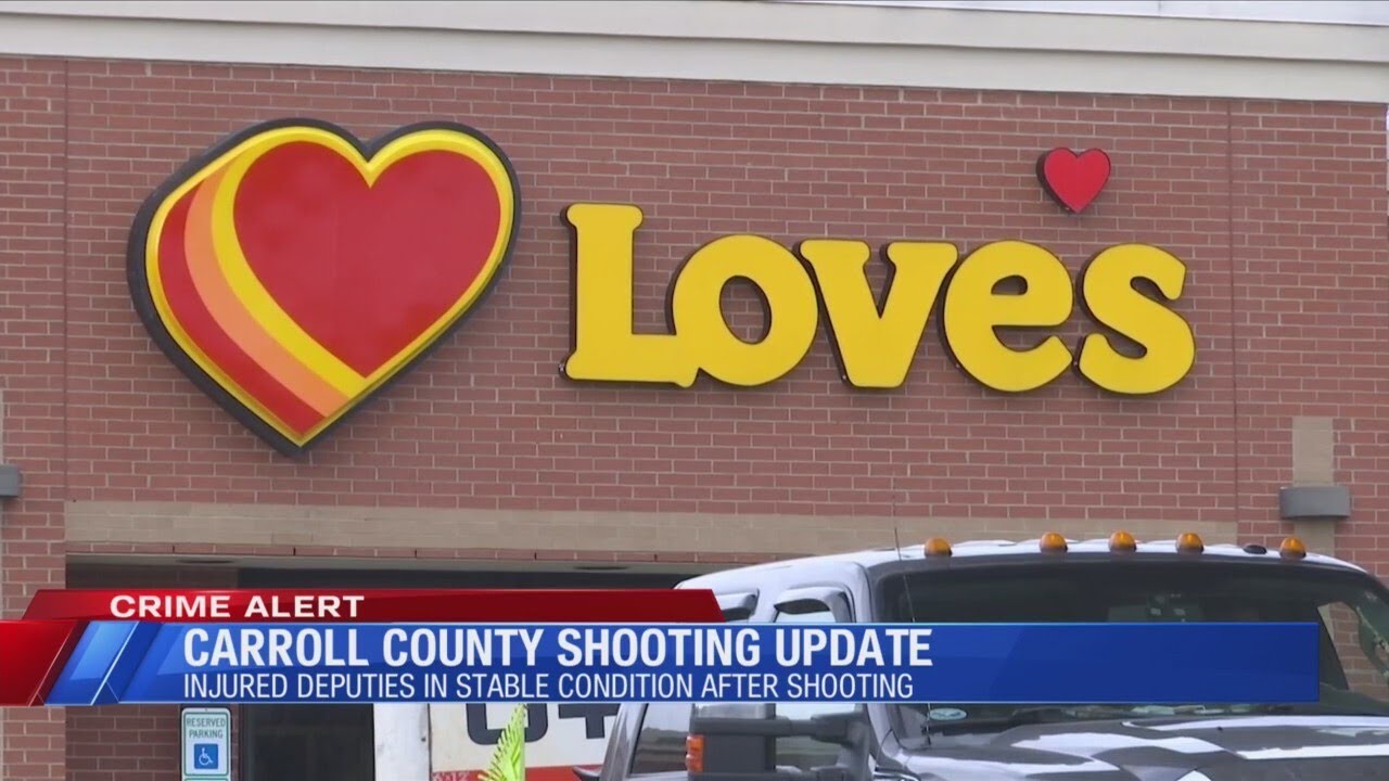 Deputies in stable condition after gas station shooting - YouTube