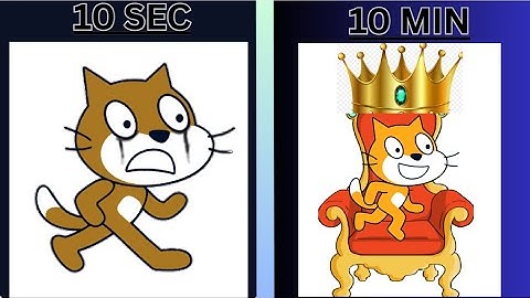 Making A Scratch Game In 10 Seconds VS 10 Minutes