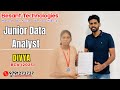 Junior Data Analyst Placement | Divya BCA 2025 | Data Analytics Career Success Story