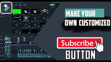 How To Make Subscribe Button Animation For YouTube | Filmora Tutorial Subscibe Button Intro