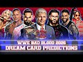WWE Bad Blood 2026 Dream Card Predictions