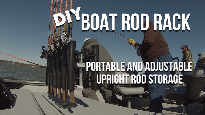 How To Store Fishing Rods Horizontal On A Boat - Using RAILBLAZA