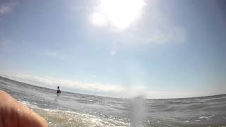 GoPro Surf City LBI 9th St Swim 8/24/11 Low Tide 2/2