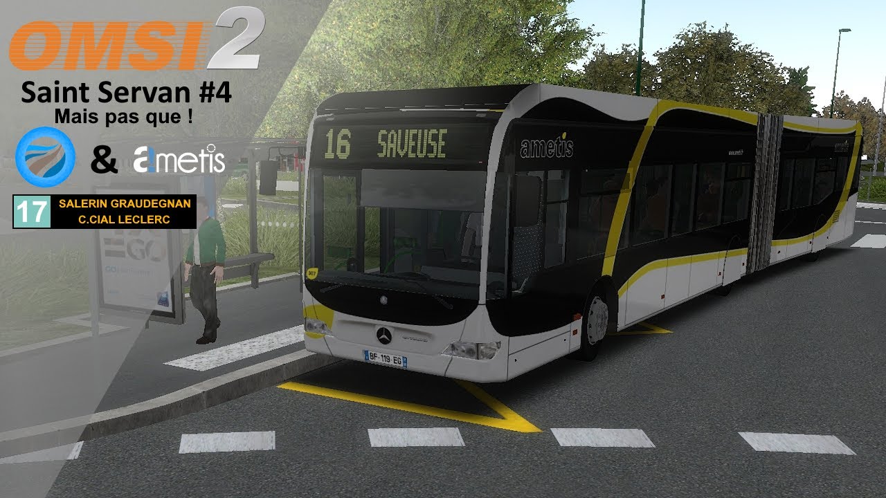 OMSI 2 Saint Servan #4 ligne 17 Verfontaine ▶️ Salerin Graudegnan c.cial leclerc