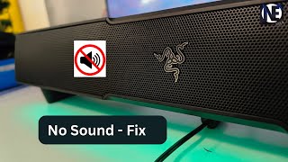 Easy fix! Razer Leviathan NO Sound | Model RC30-039201
