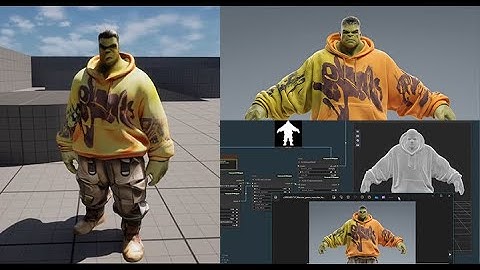 Using comfyui and hunyuan Characters in Unreal Engine Third Person Projects