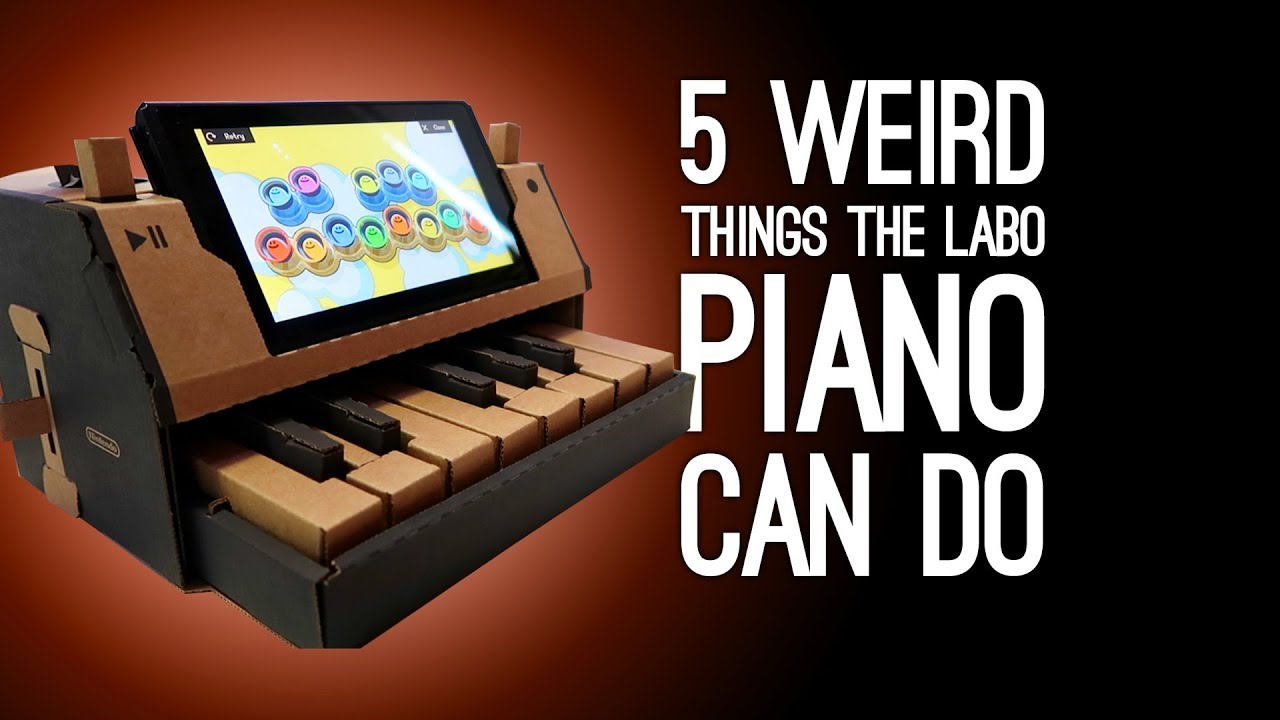 Nintendo Labo: 5 Weird Things You Can Do With the Labo Piano - YouTube