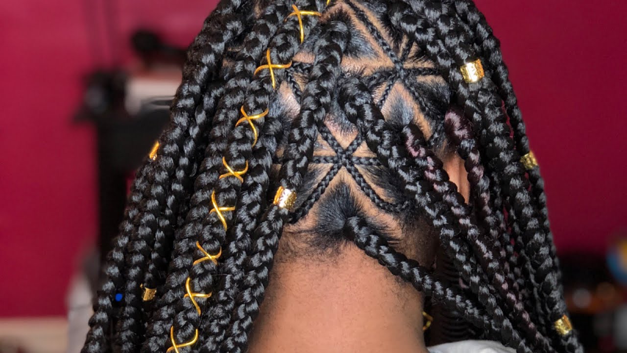 10 Stand-Out Ways to Part Your Box Braids