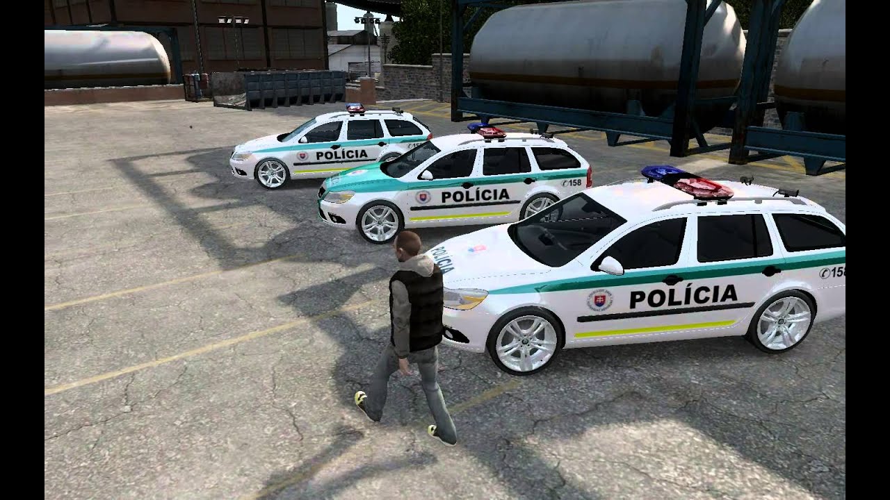 GTA IV Škoda Octavia Polícia Slovak pack [HD] - YouTube