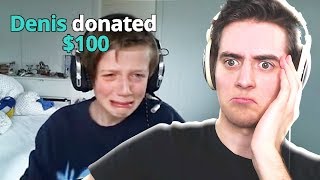 I DONATED $100 TO A STREAMER AND THIS HAPPENED..