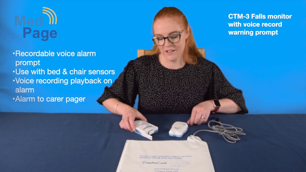 CTM 3 Voice prompt falls monitor alarm - YouTube