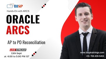LIVE Webinar: Oracle ARCS – AP to PO Reconciliation