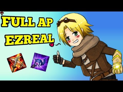 FULL AP EZREAL MÜKEMMEL HASAR RİSKLİ SEÇİM FAKAT GÜÇLÜ BUILD