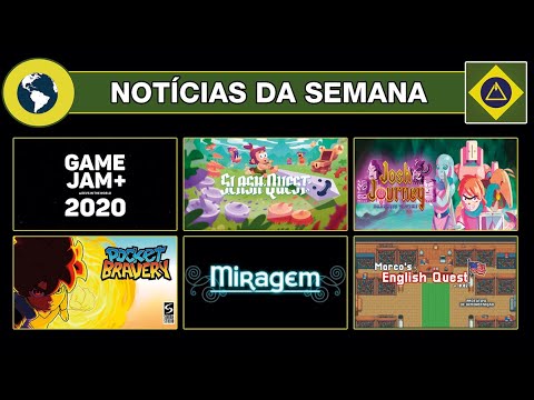 Notícias Semanais • 1ª Semana Outubro 2020 • Esquenta da Game Jam Plus!