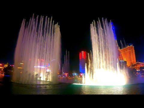 Another BELLAGIO FOUNTAIN SHOW- LAS VEGAS 2021 | Travel Vlog | USA | Team Steward Travels