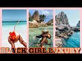 FEMININE BLACK WOMEN LUXURY TRAVELING THE WORLD IN LUXURY VLOG COMPILATION | FEMININE BLACK WOMEN