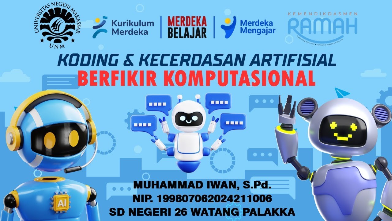 REAL TEACHING OJT 1 BERFIKIR KOMPUTASIONAL MUHAMMAD IWAN,S.Pd. SDN 26 WATANG PALAKKA