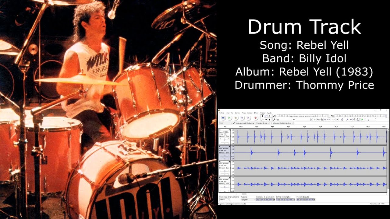 Rebel Yell (Billy Idol) • Drum Track YouTube