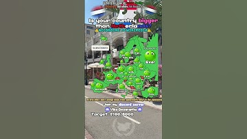 Is your country bigger than Netherlands?🇳🇱#geography#europe#map#mapping#fyp#mapper#fypviralシ#viral