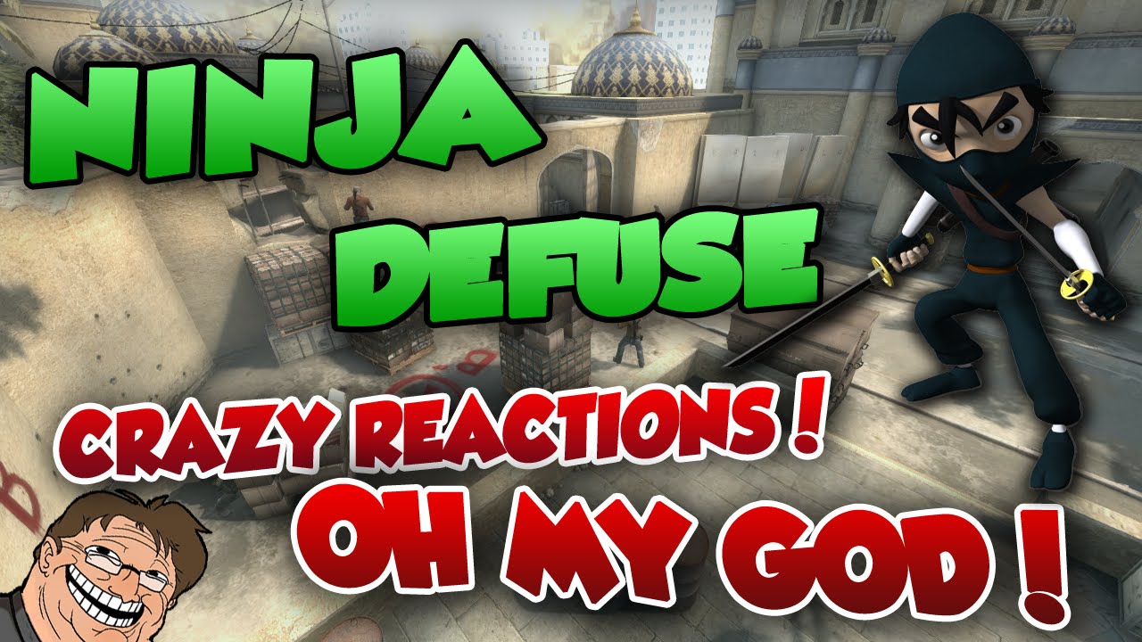 CS:GO - My Best Ninja Defuse Ever !? (with reactions) 
