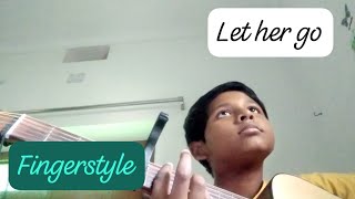 Download Lagu Let her go song Guitar 🎸 cover . Fingerstyle.English song . MP3