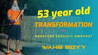 53 year old transformation with HOME crossfit workouts FOR STRENGTH!
