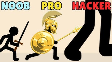 NOOB vs PRO vs HACKER in Stick War: Legacy