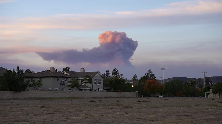 Thomas Fire from Camarillo, 9 Dec 2017