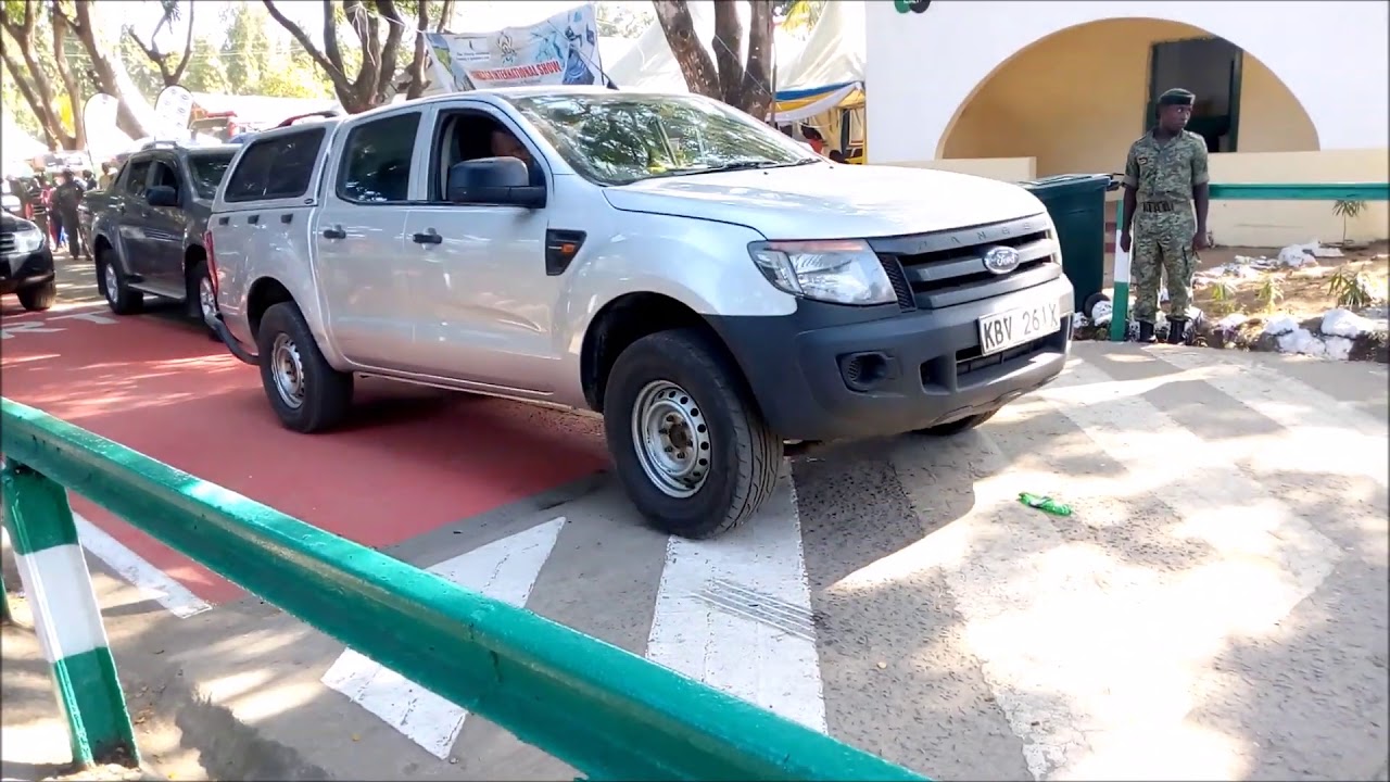 President Uhuru Kenyatta's Security Motorcade In Mombasa