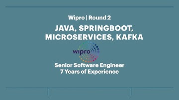 Wipro | Round 2 | Java Interview Questions & Answers