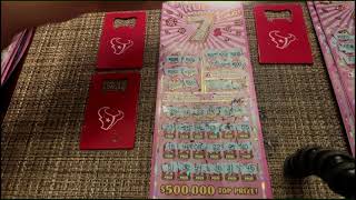 NEW Ruby 7s $10 Texas Lottery Scratch Tickets