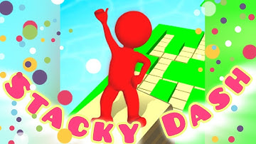 Stacky Dash world record gameplay level #972 #973 #974 #viral #mobilegameroom #gameplay