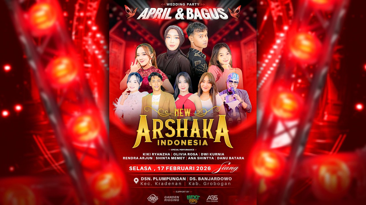 ::: LIVE STREAMING NEW ARSHAKA MUSIC WEDDING BAGUS & APRIL IN PLUMPUNGAN KRADENAN 96_AUDIO