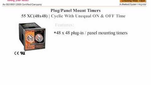 SELEC 55XC ANALOG TIMERS
