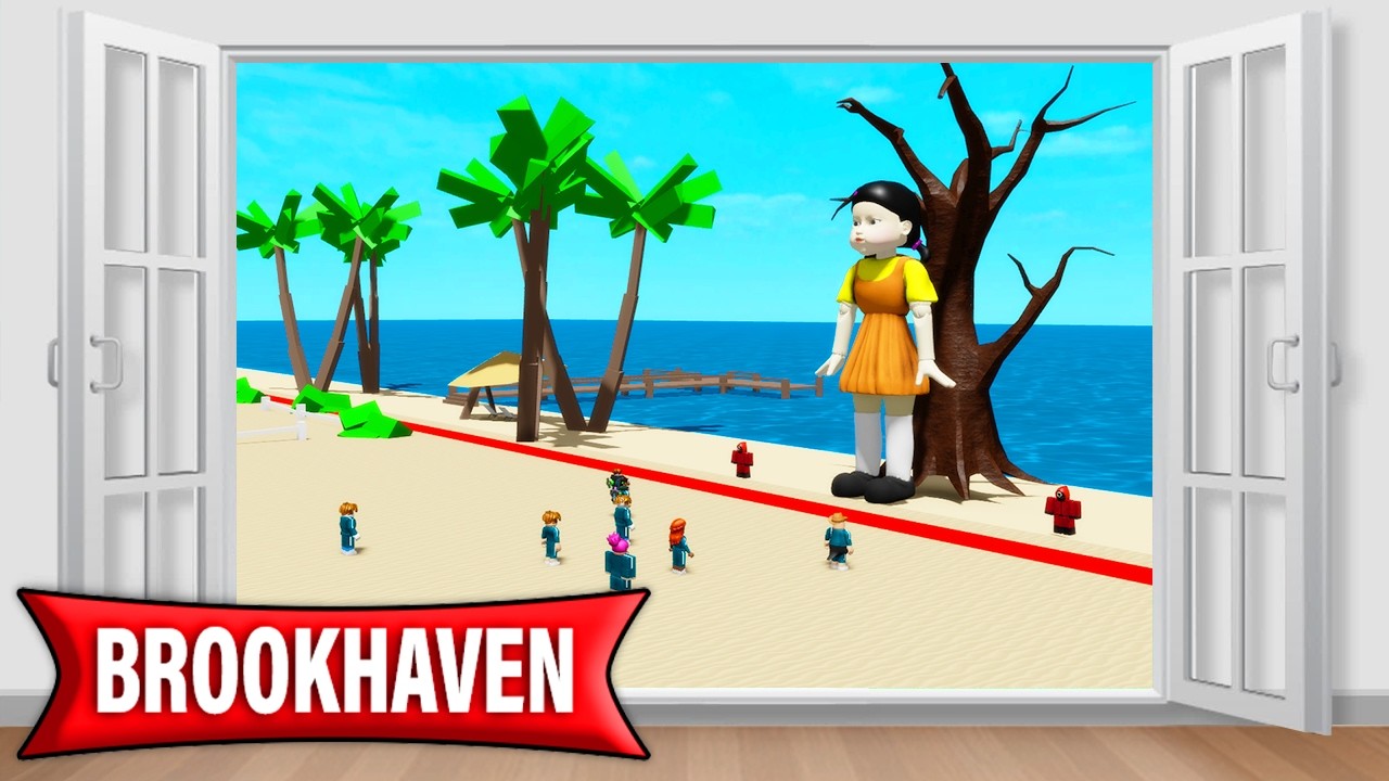 JE PARTICIPE À SQUID GAME SUR BROOKHAVEN ROBLOX