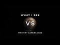 What i see vs what my camera sees shorts moon