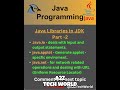 Java Program Java Libraries Part 2