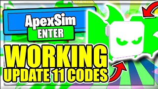 ALL *NEW* SECRET OP WORKING CODES! ️LUCK CLICK UPDATE 11️ Roblox Apex Simulator