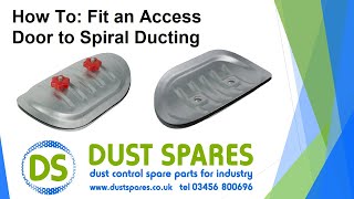 How To: Fit an Access Door to Spiral Ducting