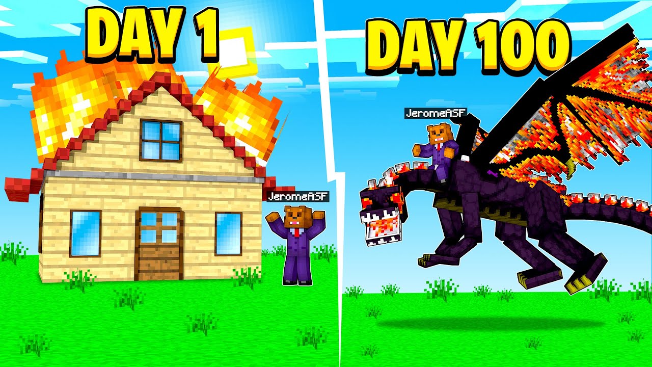 I Survived 100 Days In RLCRAFT (Here's What Happened)