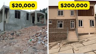 I bought an uncompleted building for $20K and this is what I did - Building in Ghana 🇬🇭