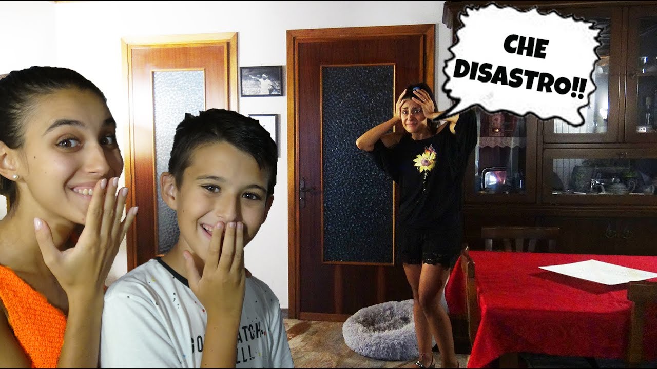 UN DISASTRO IN SALOTTO... 😱!!! SCHERZO TELEFONICO A MAMMA con sorpresa SUNMORY😂🙈