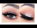Glitter eye makeup for girls