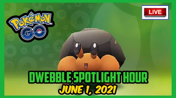 SHINY DWEBBLE HUNTING | DWEBBLE SPOTLIGHT HOUR 2021 LIVE!!!
